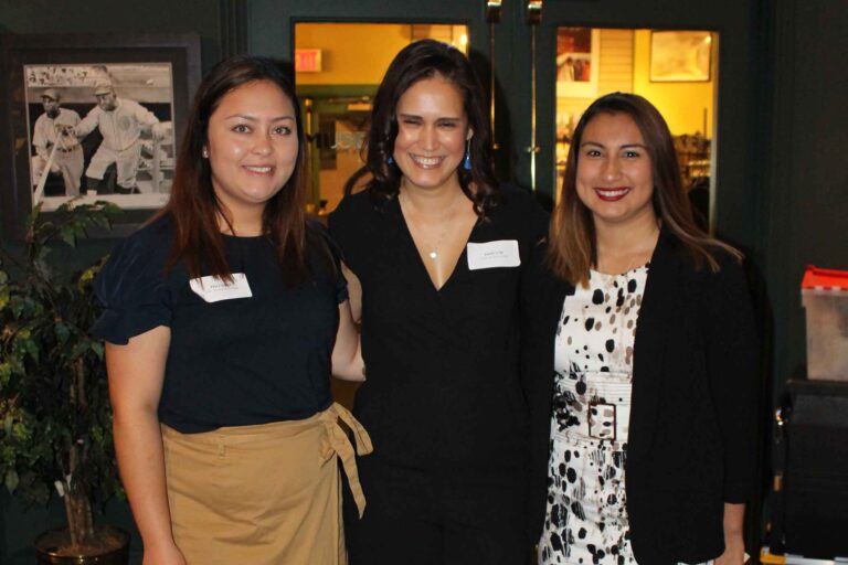 Attorney Avila with two of her former law student mentees Elsa and Dara
